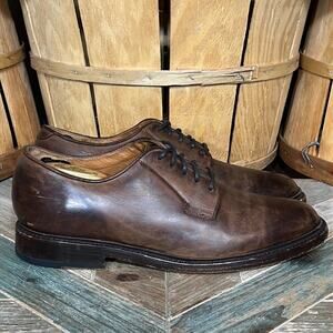 Frye Jones Burnished Brown Leather Lace-Up Derby Oxfords Shoes Mens Size 11